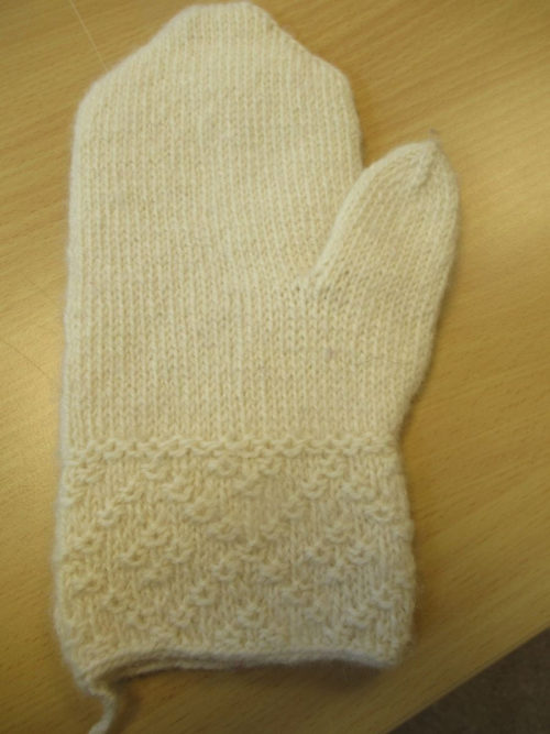 Twined Knitting - Tveband Strick Handschuh