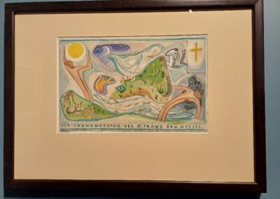 Else Mögelin - Sonnengesang des St. Franz von Assisi - Zeichnung